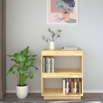 vidaXL Bibliotecă, 60x35x71 cm, lemn masiv de pin vidaXL Bibliotecă, 60x35x71 cm, lemn masiv de pin