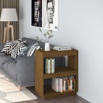 vidaXL Bibliotecă, maro miere, 60x35x71 cm, lemn masiv de pin vidaXL Bibliotecă, maro miere, 60x35x71 cm, lemn masiv de pin