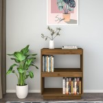 vidaXL Bibliotecă, maro miere, 60x35x71 cm, lemn masiv de pin vidaXL Bibliotecă, maro miere, 60x35x71 cm, lemn masiv de pin
