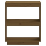 vidaXL Bibliotecă, maro miere, 60x35x71 cm, lemn masiv de pin vidaXL Bibliotecă, maro miere, 60x35x71 cm, lemn masiv de pin