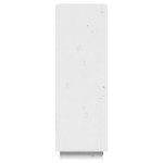 vidaXL Bibliotecă/Separator cameră alb 60x35x103 cm lemn masiv de pin