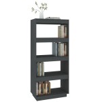 vidaXL Bibliotecă/Separator cameră, 60x35x135 cm, lemn masiv de pin vidaXL Bibliotecă/Separator cameră, 60x35x135 cm, lemn masiv de pin