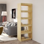vidaXL Bibliotecă/Separator cameră, 60x35x167 cm, lemn masiv pin vidaXL Bibliotecă/Separator cameră, 60x35x167 cm, lemn masiv pin