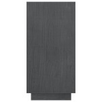 vidaXL Bibliotecă, gri, 80x35x71 cm, lemn masiv de pin vidaXL Bibliotecă, gri, 80x35x71 cm, lemn masiv de pin