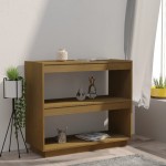 vidaXL Bibliotecă, maro, 80x35x71 cm, lemn masiv de pin vidaXL Bibliotecă, maro, 80x35x71 cm, lemn masiv de pin