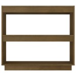 vidaXL Bibliotecă, maro, 80x35x71 cm, lemn masiv de pin vidaXL Bibliotecă, maro, 80x35x71 cm, lemn masiv de pin