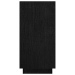 vidaXL Bibliotecă, negru, 80x35x71 cm, lemn masiv de pin vidaXL Bibliotecă, negru, 80x35x71 cm, lemn masiv de pin