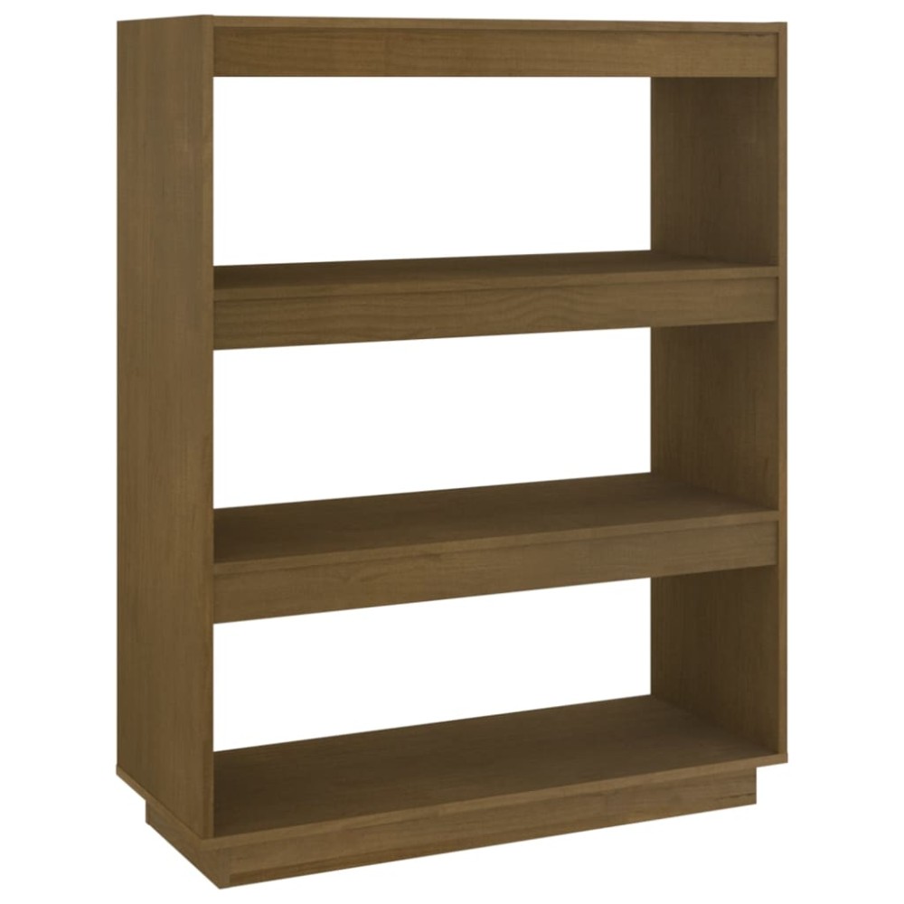 vidaXL Bibliotecă/Separator cameră maro miere 80x35x103 cm lemn pin