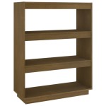 vidaXL Bibliotecă/Separator cameră maro miere 80x35x103 cm lemn pin