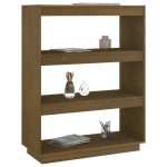 vidaXL Bibliotecă/Separator cameră maro miere 80x35x103 cm lemn pin
