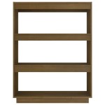 vidaXL Bibliotecă/Separator cameră maro miere 80x35x103 cm lemn pin