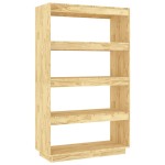vidaXL Bibliotecă/Separator cameră, 80x35x135 cm, lemn masiv pin