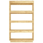 vidaXL Bibliotecă/Separator cameră, 80x35x135 cm, lemn masiv pin