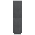 vidaXL Bibliotecă/Separator cameră, gri, 80x35x135 cm, lemn masiv pin vidaXL Bibliotecă/Separator cameră, gri, 80x35x135 cm, lemn masiv pin