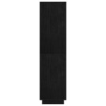 vidaXL Bibliotecă/Separator cameră, negru 80x35x135 cm, lemn masiv pin vidaXL Bibliotecă/Separator cameră, negru 80x35x135 cm, lemn masiv pin