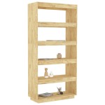 vidaXL Bibliotecă/Separator cameră, 80x35x167 cm, lemn masiv pin