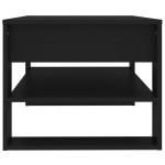 vidaXL Masă de cafea, negru, 102x55x45 cm, lemn prelucrat