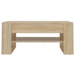 vidaXL Măsuță de cafea, stejar Sonoma, 102x55x45 cm, lemn prelucrat vidaXL Măsuță de cafea, stejar Sonoma, 102x55x45 cm, lemn prelucrat