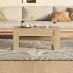 vidaXL Măsuță de cafea, stejar Sonoma, 102x55x45 cm, lemn prelucrat vidaXL Măsuță de cafea, stejar Sonoma, 102x55x45 cm, lemn prelucrat