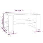 vidaXL Măsuță de cafea, stejar Sonoma, 102x55x45 cm, lemn prelucrat vidaXL Măsuță de cafea, stejar Sonoma, 102x55x45 cm, lemn prelucrat