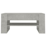 vidaXL Măsuță de cafea, gri beton, 102x55x45 cm, lemn prelucrat vidaXL Măsuță de cafea, gri beton, 102x55x45 cm, lemn prelucrat
