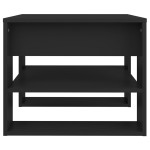 vidaXL Măsuță de cafea, negru, 55,5x55x45 cm, lemn prelucrat vidaXL Măsuță de cafea, negru, 55,5x55x45 cm, lemn prelucrat