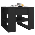vidaXL Măsuță de cafea, negru, 55,5x55x45 cm, lemn prelucrat vidaXL Măsuță de cafea, negru, 55,5x55x45 cm, lemn prelucrat