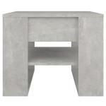 vidaXL Măsuță de cafea, gri beton, 55,5x55x45 cm, lemn prelucrat vidaXL Măsuță de cafea, gri beton, 55,5x55x45 cm, lemn prelucrat
