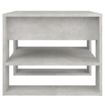 vidaXL Măsuță de cafea, gri beton, 55,5x55x45 cm, lemn prelucrat vidaXL Măsuță de cafea, gri beton, 55,5x55x45 cm, lemn prelucrat