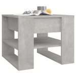 vidaXL Măsuță de cafea, gri beton, 55,5x55x45 cm, lemn prelucrat vidaXL Măsuță de cafea, gri beton, 55,5x55x45 cm, lemn prelucrat