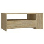 vidaXL Măsuță de cafea, stejar sonoma, 102x55x42 cm, lemn prelucrat vidaXL Măsuță de cafea, stejar sonoma, 102x55x42 cm, lemn prelucrat