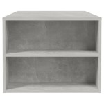 vidaXL Măsuță de cafea, gri beton, 102x55x42 cm, lemn prelucrat