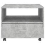 vidaXL Măsuță de cafea, gri beton, 55x55x40 cm, lemn prelucrat vidaXL Măsuță de cafea, gri beton, 55x55x40 cm, lemn prelucrat