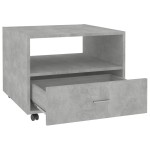 vidaXL Măsuță de cafea, gri beton, 55x55x40 cm, lemn prelucrat vidaXL Măsuță de cafea, gri beton, 55x55x40 cm, lemn prelucrat
