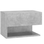 vidaXL Noptieră de perete, gri beton vidaXL Noptieră de perete, gri beton