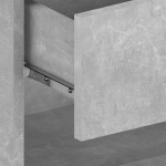 vidaXL Noptieră de perete, gri beton vidaXL Noptieră de perete, gri beton