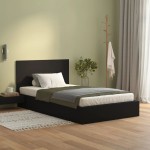 vidaXL Tăblie de pat, negru, 120x1,5x80 cm, lemn prelucrat vidaXL Tăblie de pat, negru, 120x1,5x80 cm, lemn prelucrat