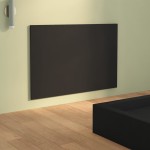 vidaXL Tăblie de pat, negru, 120x1,5x80 cm, lemn prelucrat vidaXL Tăblie de pat, negru, 120x1,5x80 cm, lemn prelucrat