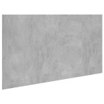 vidaXL Tăblie de pat, gri beton, 160x1,5x80 cm, lemn prelucrat