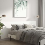 vidaXL Tăblie de perete,alb,240x1,5x80 cm, lemn prelucrat