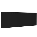 vidaXL Tăblie de pat, negru, 240x1,5x80 cm, lemn prelucrat