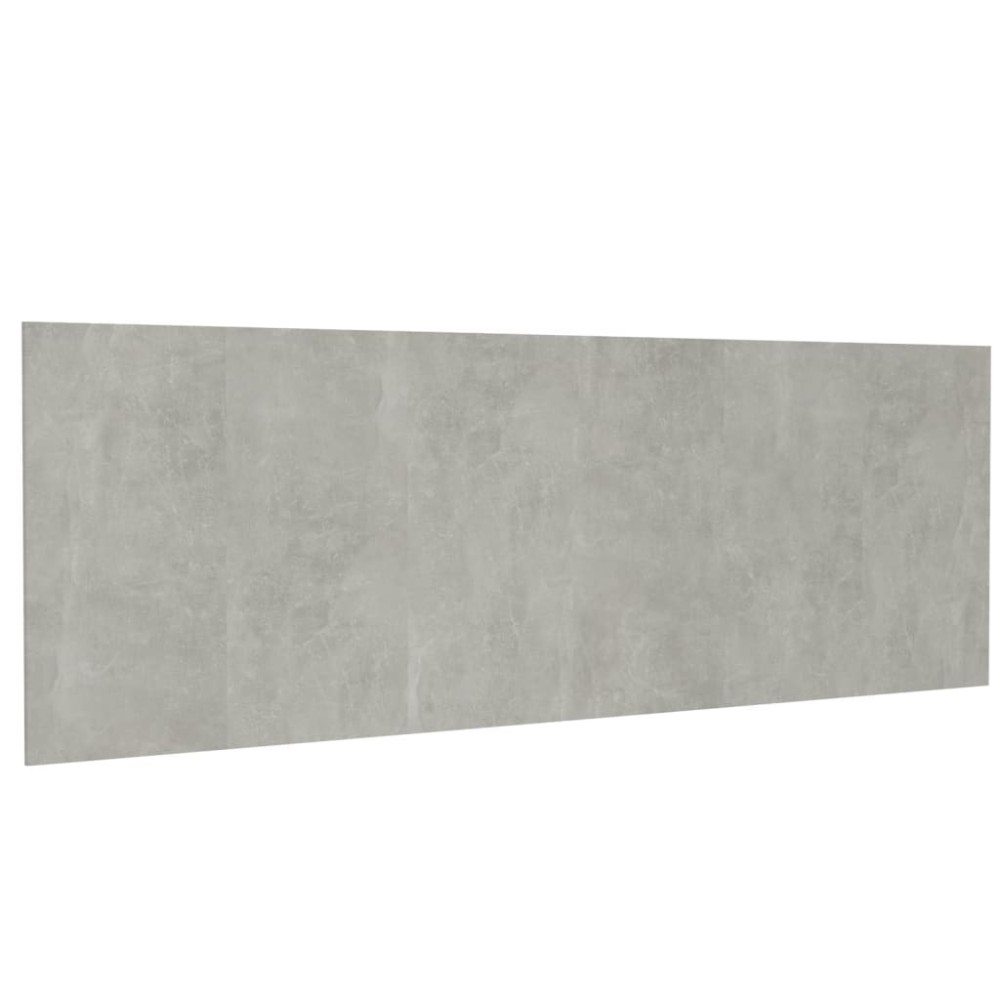 vidaXL Tăblie de pat/ perete, gri beton, 240x1,5x80 cm, lemn prelucrat