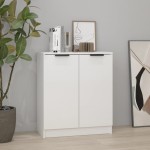 vidaXL Servantă, alb extralucios, 60x30x70 cm, lemn prelucrat vidaXL Servantă, alb extralucios, 60x30x70 cm, lemn prelucrat