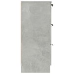 vidaXL Dulap, gri beton, 60x30x70 cm, lemn prelucrat vidaXL Dulap, gri beton, 60x30x70 cm, lemn prelucrat