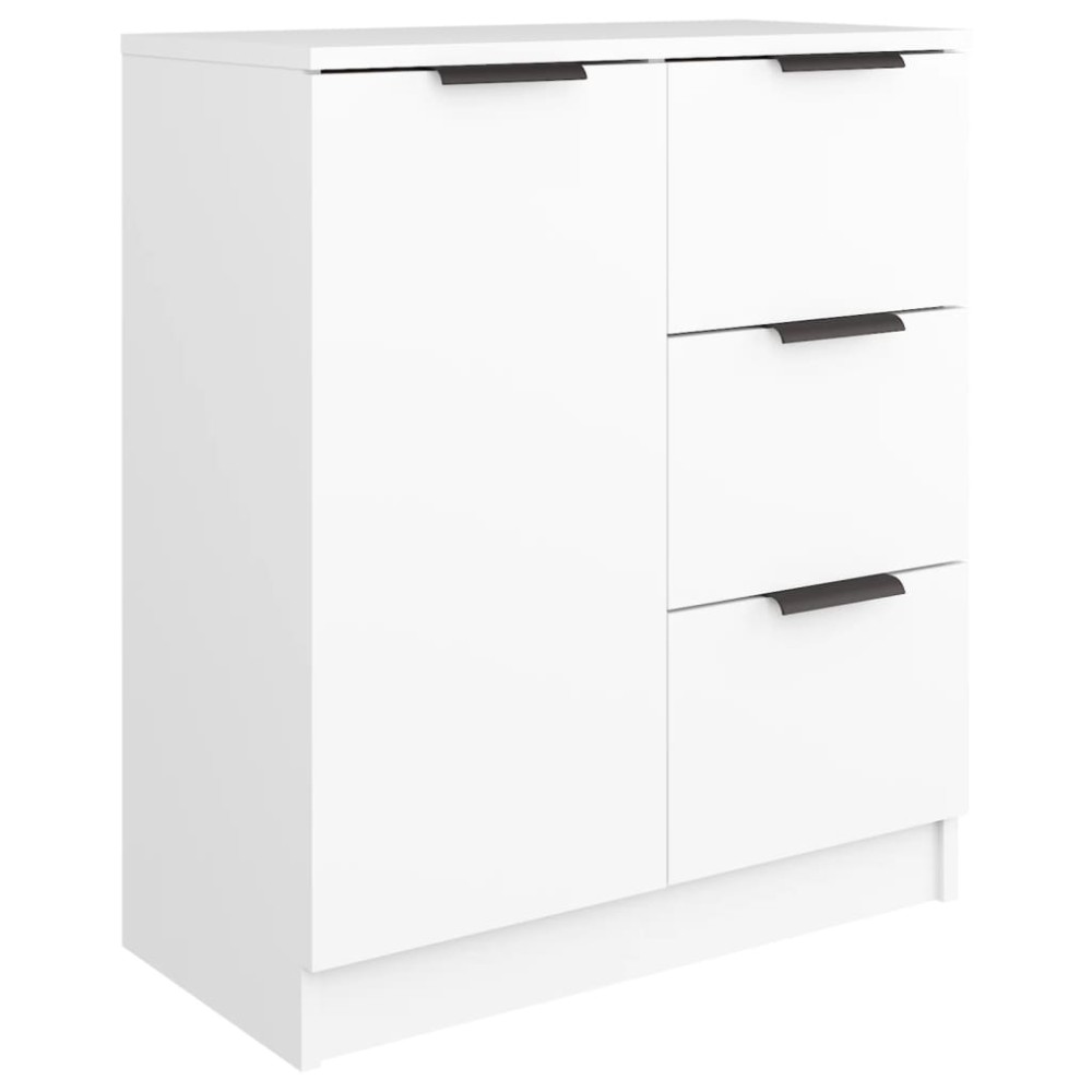 vidaXL Dulap, alb, 60x30x70 cm, lemn prelucrat