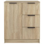 vidaXL Servantă, stejar sonoma, 60x30x70 cm, lemn prelucrat
