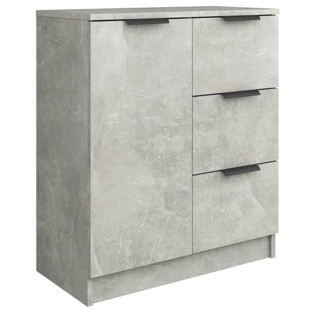 vidaXL Dulap, gri beton, 60x30x70 cm, lemn prelucrat