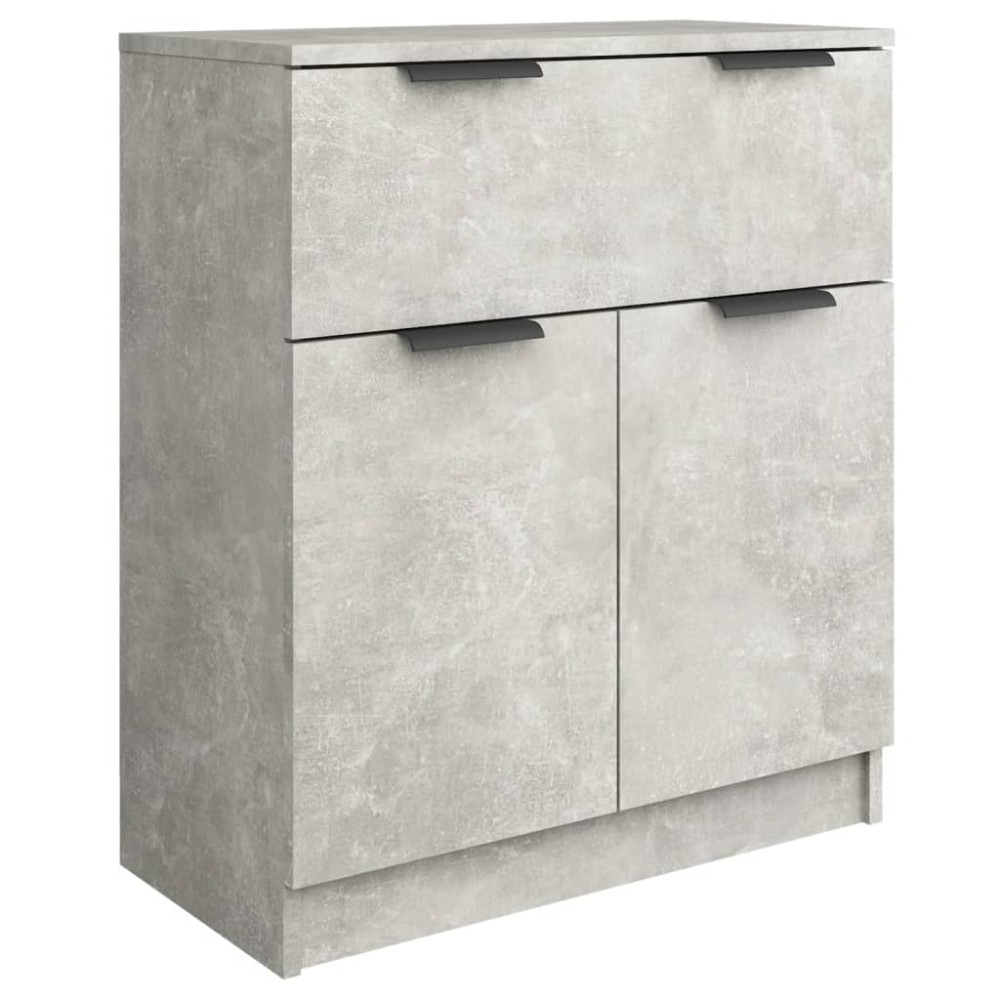 vidaXL Dulap, gri beton, 60x30x70 cm, lemn prelucrat