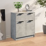 vidaXL Dulap, gri beton, 60x30x70 cm, lemn prelucrat