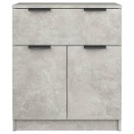 vidaXL Dulap, gri beton, 60x30x70 cm, lemn prelucrat